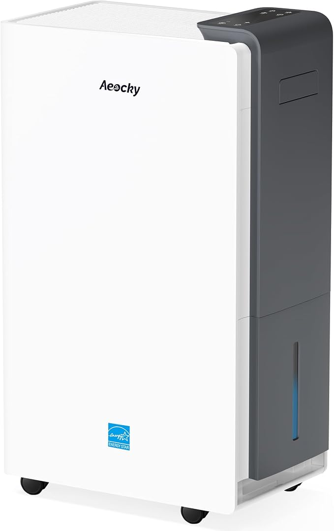 6000Sq.Ft Energy Star Most Efficient 2024 Dehumidifier Max 105Pint/D | Dehumidifier with Drain Hose for Basement, Home, Bedroom, Bathroom, Intelligent Humidistat