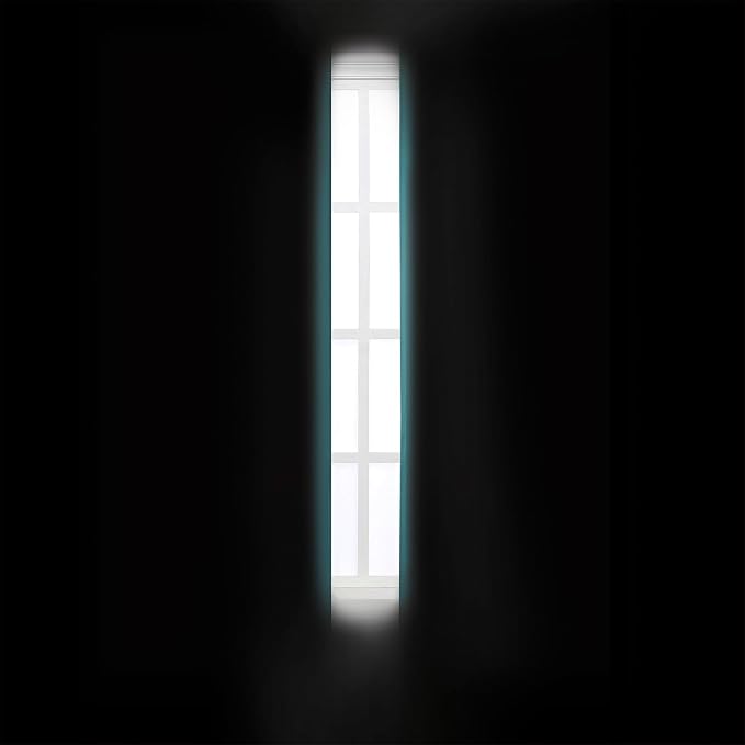 Sea Teal Blackout Curtains 34 x 84 Inch Length/Set of 2 Curtain Panels/Thermal Insulated Room Darkening Blackout Curtains for Bedroom