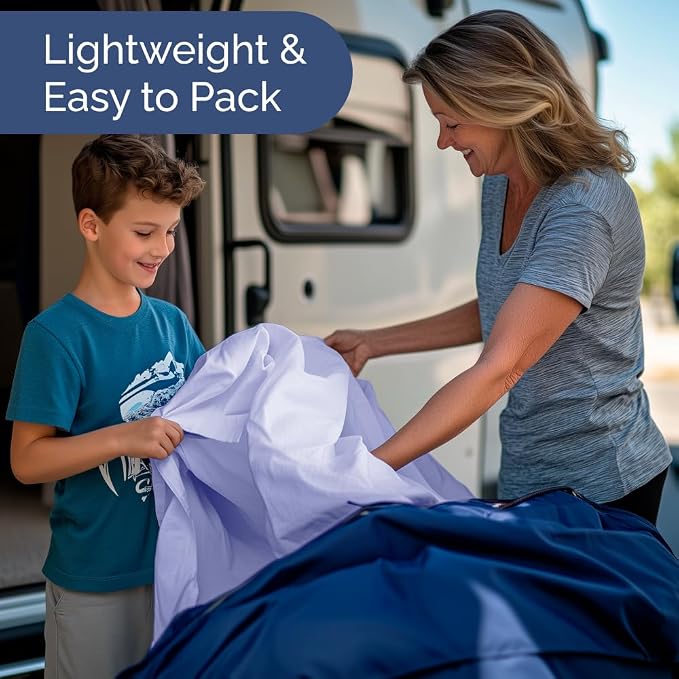 Short Queen Size 4 Piece Bed Sheet Set - RV Short Queen Sheets - Lavender | Ultra-Soft, Breathable & Cooling Bed Sheets Set with Deep Pockets, Hotel Luxury Bedding for Women & Men, Wrinkle & Fade Free