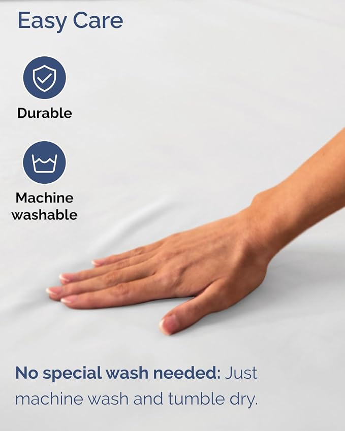 2 Pack Extra Deep King Fitted Sheets with Extra Deep Pockets - White | Hotel Luxury Bottom Fitted Sheets Only, Soft, Fade & Wrinkle Free, Breathable & Comfy, All Around Elastic Fitted Sheets