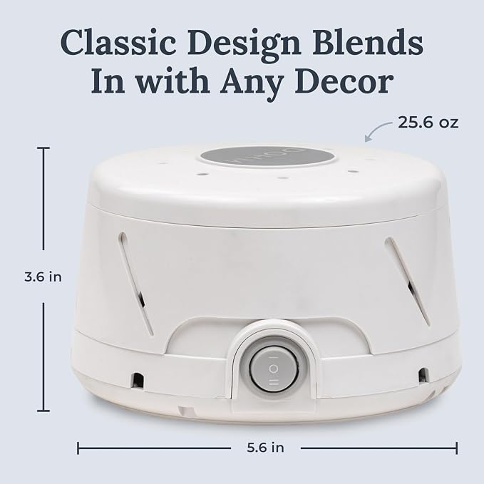 Yogasleep Dohm Classic (2 Pack) The Original White Noise Sound Machine, Soothing Natural Sounds from a Real Fan, Sleep Therapy for Adults & Baby, Noise Cancelling for Office Privacy & Meditation