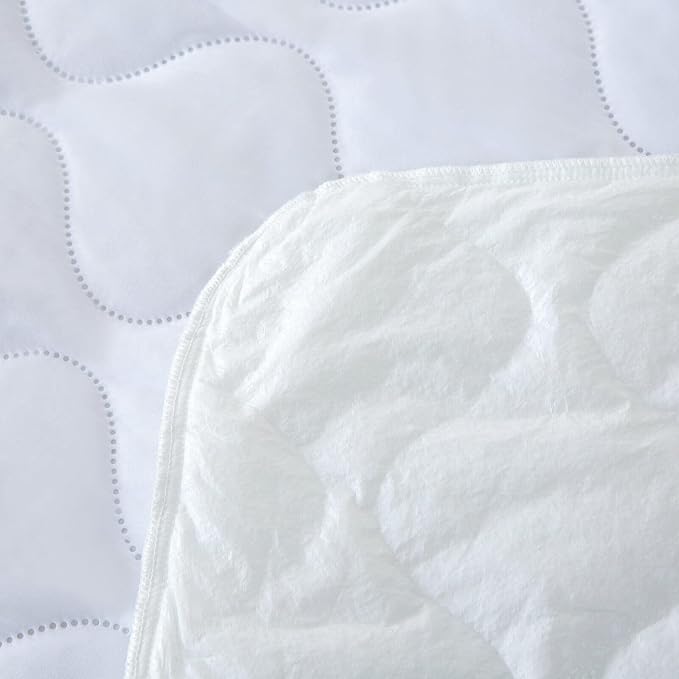Kingnex Quilted Waterproof Sleeper Sofa Full Mattress Protector Pad 54x72 | Padded Fitted Cover for Pull Out Sofa Bed, Noiseless, Soft Brushed Microfiber Surface