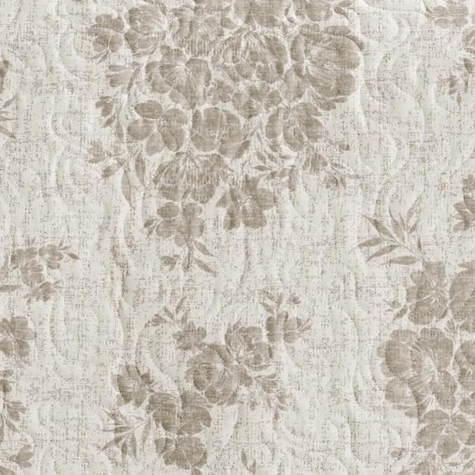 Merit Linens 3 Piece Quilt Set - Super Soft - Lightweight - All Season Quilted Coverlet - Timeless Patterns - Twin/TwinXL Taupe