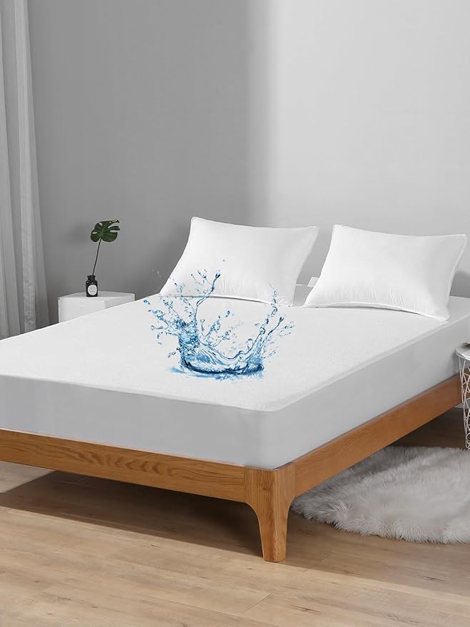 Bedecor Full XL Waterproof Mattress Protector,Terry Top Fitted 9"-18" | TPU layer blocks urine & spills, Ultra-thin, keeps your mattress feel, For bedwetting, pets, incontinence