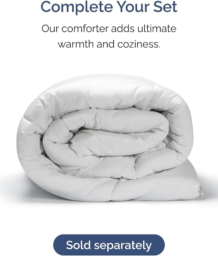 Extra Deep Twin Sheet Set - 4 Piece Breathable and Cooling Sheets - Cream | Hotel Luxury Bed Sheets Set, Easy & Secure Fit, Ultra-Soft, Wrinkle & Fade Free, Comfy Sheets Set with Extra Deep Pockets