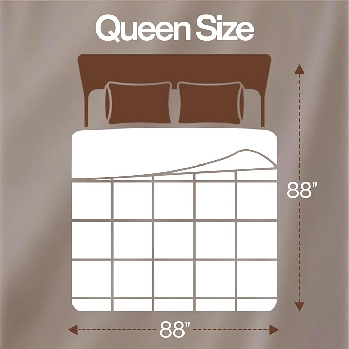 Utopia Bedding Queen Comforter, Duvet Insert, White, 88 x 88 Inches | Soft and Fluffy Down Alternative Bed Comforter, All Season, Breathable, Corner Tabs, Box Stitched, Durable, Machine Washable