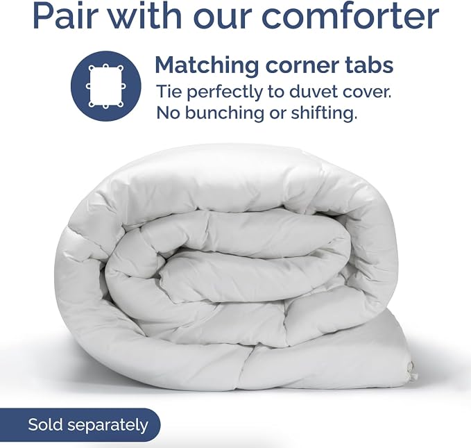 Duvet Cover Cal King Size - 3 Piece with Zipper Closure - Lavender | Extra Soft, Breathable, Cal King Duvet Cover 104" x 98" with 2 Pillow Shams, Zipper Closures & Ties, Women, Men, Kids & Teens