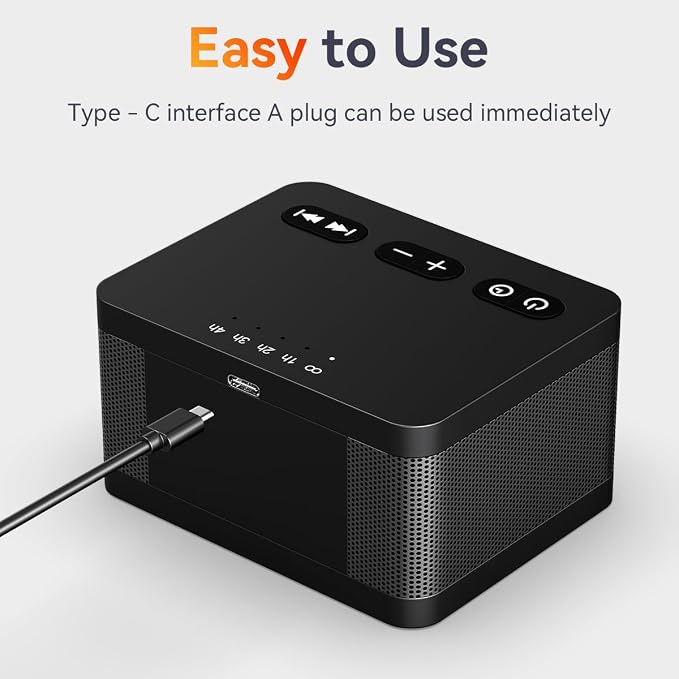 Sound Machine White Noise Machine with 30 Natural Soothing Sounds 32 Levels Volume 5 Timers Memory Function Effectively Blocks Noise Ideal Sleep Machine Brown Noise for Baby Kids Adults Home (Black)