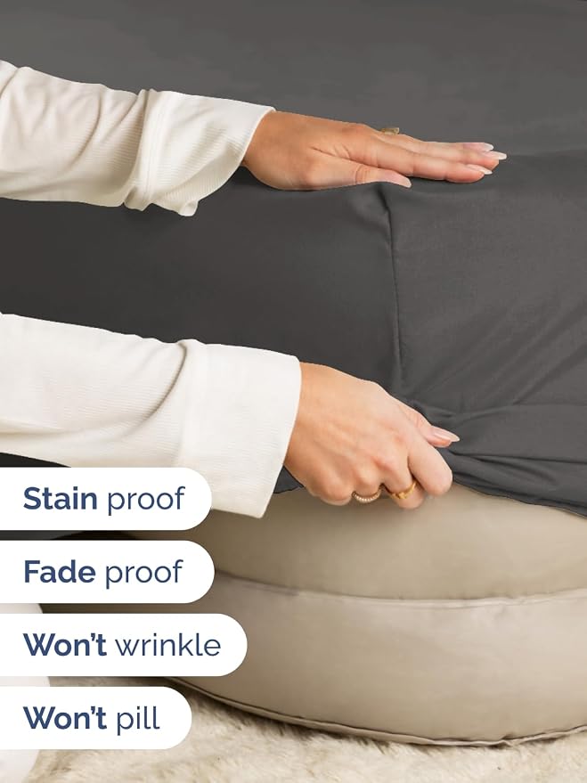 Extra Deep Cal King Fitted Sheet - Single Fitted Sheet Only - Charcoal | Easily Fits 18 inch to 24 inch Mattress, Soft, Wrinkle Free, Breathable & Comfy, Extra Deep Pockets Hotel Luxury Fitted Sheet