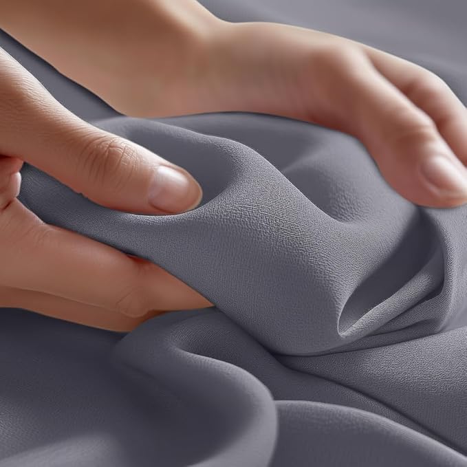Queen Size Flat Sheet Only Pack of 6, Ultra Soft Hotel Sheets, Grey | Hotel Bedding, Cooling Comfort, Smooth Feel, Wrinkle & Fade Resistant, Easy Care, Long-Lasting, Machine Washable, OEKO-TEX