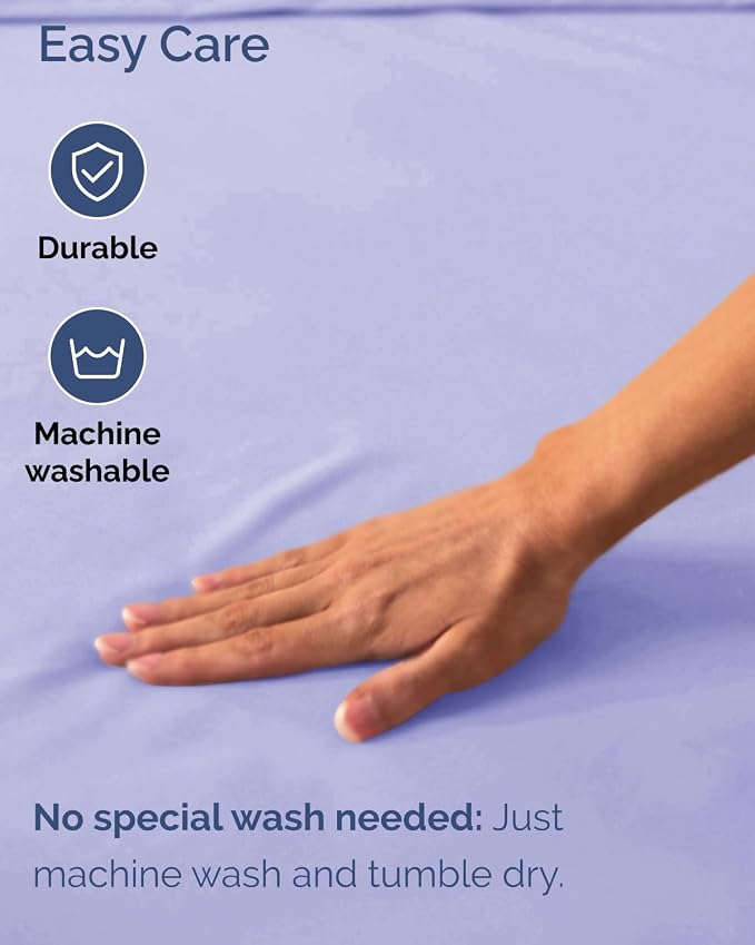 2 Pack Extra Deep Full Fitted Sheets with Extra Deep Pockets - Lavender | Hotel Luxury Bottom Fitted Sheets Only, Soft, Fade & Wrinkle Free, Breathable & Comfy, All Around Elastic Fitted Sheets