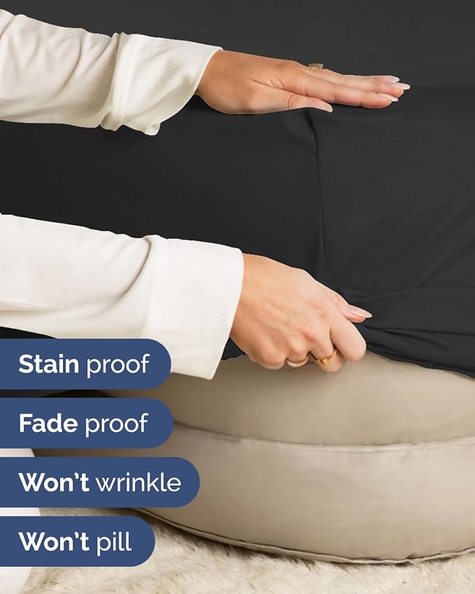 2 Pack Extra Deep Full Fitted Sheets with Extra Deep Pockets - Black | Hotel Luxury Bottom Fitted Sheets Only, Soft, Fade & Wrinkle Free, Breathable & Comfy, All Around Elastic Fitted Sheets
