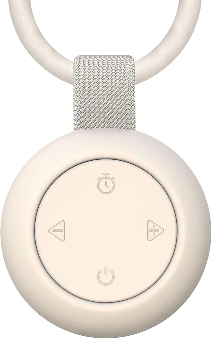 Portable Baby Sound Machine & Essentials for Babies & Kids-Putty | White Noise Machine[Timer Function][20 Soothing Sounds][15 Hours Battery Life]Travel,Registry,Gifts,Clips on Baby Stroller