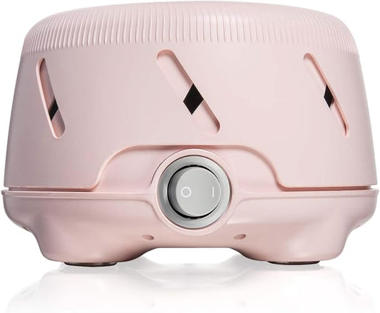 Yogasleep Dohm Uno White Noise Sound Machine, Real Fan Inside for Non-Looping White Noise, Sleep Aid, Office Privacy & Meditation for Adults & Baby, Registry Gift (Pink)