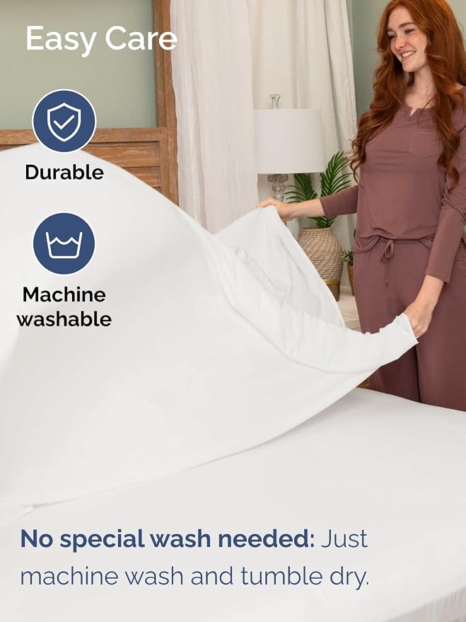Extra Deep Full Sheet Set - 4 Piece Breathable & Cooling - Antique White | Easily Fits 18 to 24 inch Mattress - Ultra Soft, Wrinkle & Fade Free with Extra Deep Pockets - Comfy Hotel Luxury Bedding