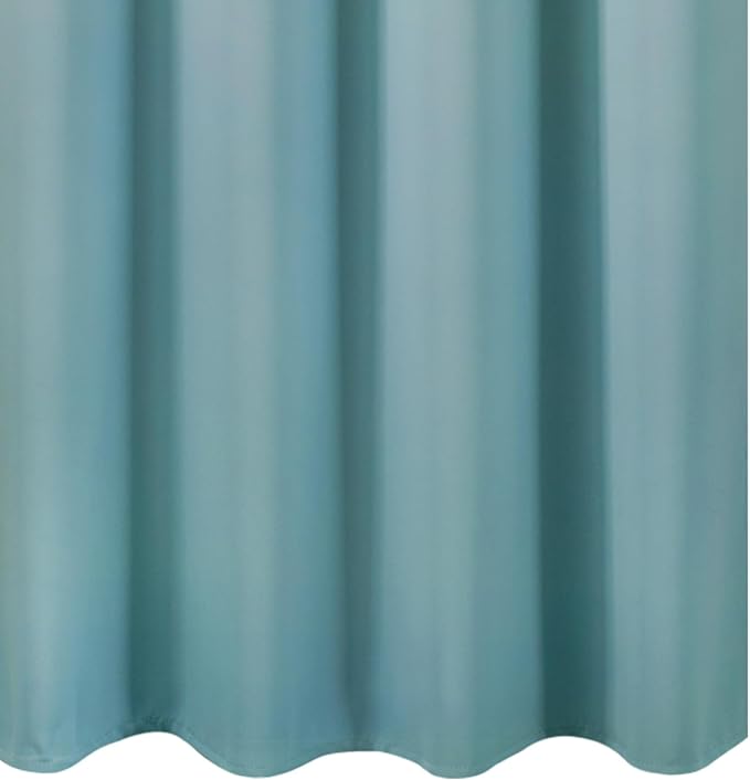 Stone Blue Blackout Curtains 66 x 63 Inch Length/Set of 2 Curtain Panels/Thermal Insulated Room Darkening Blackout Curtains for Bedroom