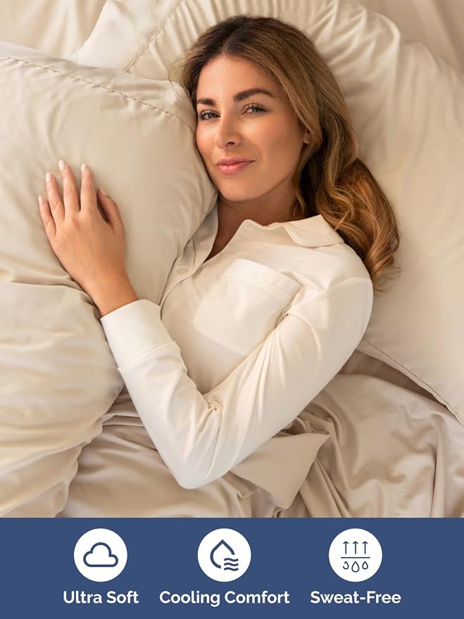 Extra Deep Full Sheet Set - 6 Piece Breathable and Cooling Sheets - Wheat | Hotel Luxury Bed Sheets Set, Easy & Secure Fit, Ultra-Soft, Wrinkle & Fade Free, Comfy Sheets Set with Extra Deep Pockets