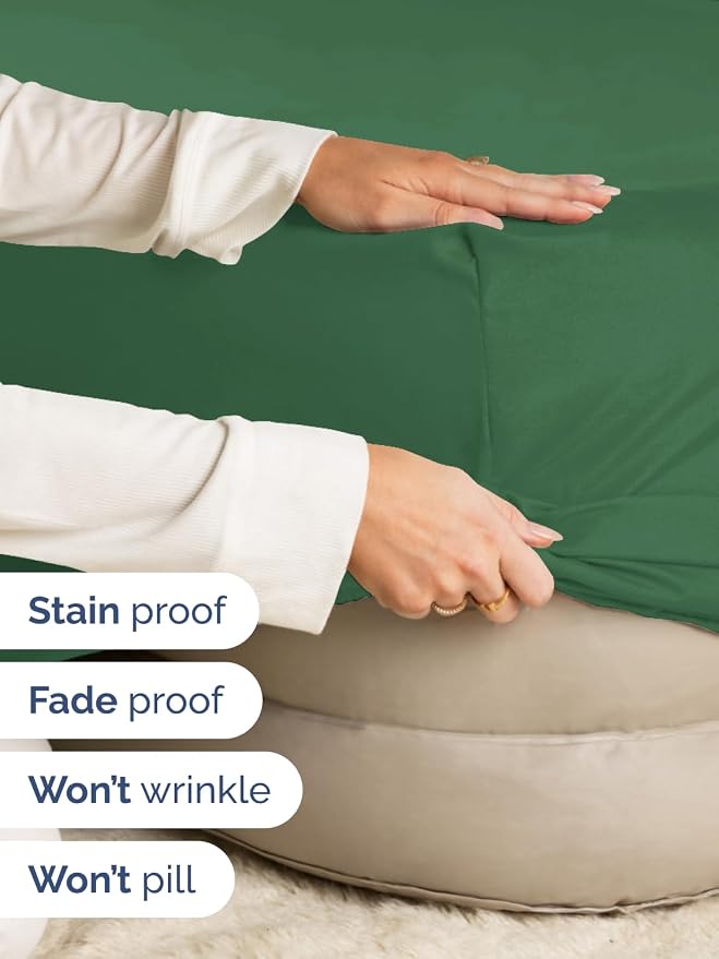Extra Deep Queen Fitted Sheet - Single Fitted Sheet Only - Emerald Green | Easily Fits 18 inch to 24 inch Mattress, Soft, Wrinkle Free, Breathable & Comfy, Extra Deep Pockets Hotel Luxury Fitted Sheet