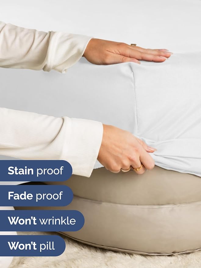 Deep Twin XL Fitted Sheet - College Dorm Room Essentials - White | Easily Fits 18 inch to 24 inch Mattress, Wrinkle Resistant, Soft, Breathable & Comfy, Extra Deep Pockets Fitted Sheet