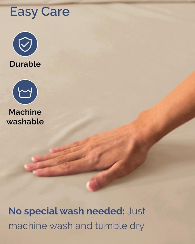 2 Pack Extra Deep Cal King Fitted Sheets with Extra Deep Pockets - Cream | Hotel Luxury Bottom Fitted Sheets Only, Soft, Fade & Wrinkle Free, Breathable & Comfy, All Around Elastic Fitted Sheets