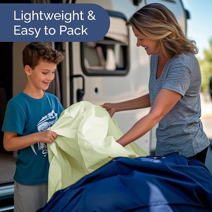 Short Queen Size 4 Piece Bed Sheet Set - RV Short Queen - Light Sage Green | Ultra-Soft, Breathable & Cooling Bed Sheets Set with Deep Pockets, Hotel Luxury Bedding for Women & Men, Wrinkle & Fade Free