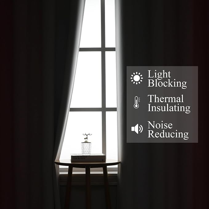Pink and Greyish White Ombre Blackout Curtains for Bedroom 42x45 Inch Long | Estelar Textiler Kids/Girls Room Darkening Curtains,Thermal Insulated Grommet Short Window Drapes for Nursery,2 Panels