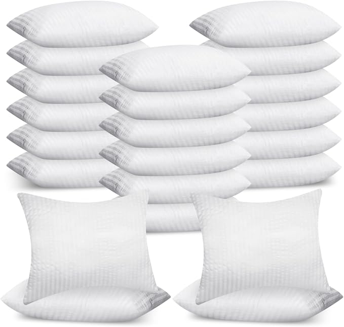 Barydat 20 Pcs Standard Bed Pillows for Sleeping,20 x 26 Inch | Soft, Hotel Bedding Pillows Inserts, for Stomach Side and Back Sleepers, Hotels Guesthouses Dormitories Nursing Home and More