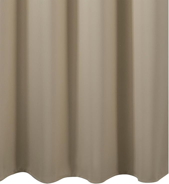 Blackout Curtains 66 x 72 Inch Long Beige Curtains Set of 2 Panels Room Darkening Curtains for Bedroom and Living Room