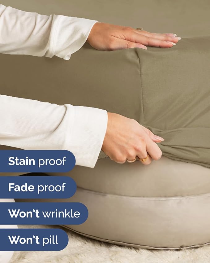 2 Pack Extra Deep Twin Fitted Sheets with Extra Deep Pockets - Khaki | Hotel Luxury Bottom Fitted Sheets Only, Soft, Fade & Wrinkle Free, Breathable & Comfy, All Around Elastic Fitted Sheets