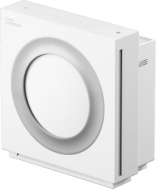 COWAY Airmega Mighty2 Air Purifier, Next Gen of AP-1512HH, for Large Room & Home Cleans up to 1,800 ft², IEST certified HEPA and Active Carbon for Allergies, Smoke, Dust, Pets & Mold, AP-1512N(W)