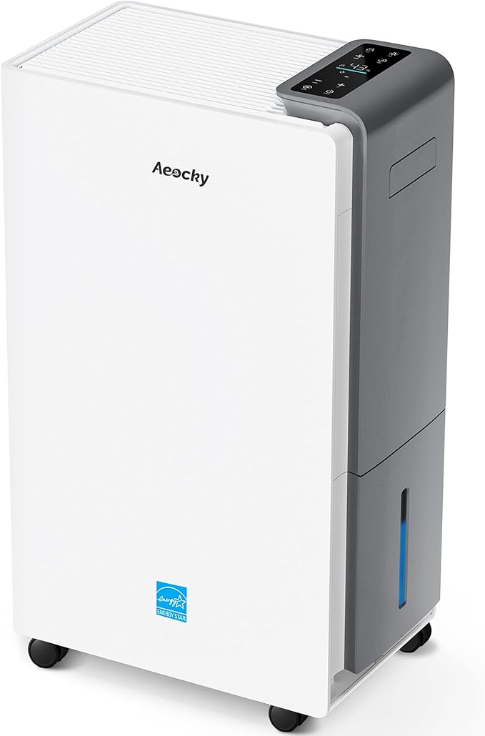 5500 Sq.Ft Energy Star Most Efficient 2025 Dehumidifier Max 80Pint/D | Dehumidifier with Drain Hose for Basement, Home, Bedroom, Bathroom, Intelligent Humidistat
