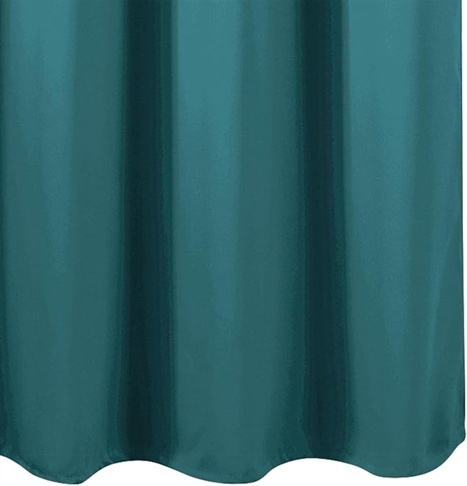 Blackout Curtains 66 x 72 Inch Long Sea Teal Curtains Set of 2 Panels Room Darkening Curtains for Bedroom and Living Room