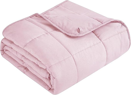Weighted Blanket for Adults (20 lbs, 60" x 80") Queen Size Soft Cooling Heavy Blanket Sleeping, Apply to 190-210 lbs Body, Thick Breathable Blanket with Glass Bead, Easy Care