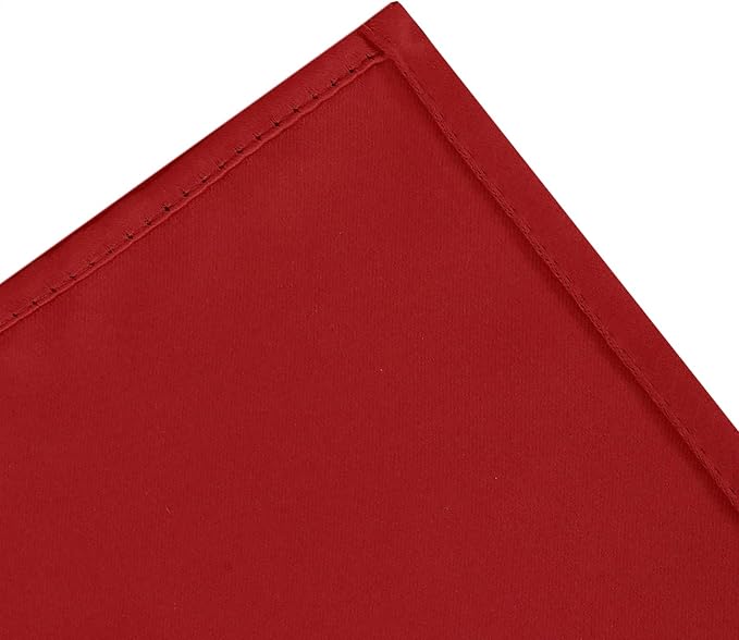 Blackout Curtains 52 x 90 Inch Long Bright Red Curtains Set of 2 Panels Room Darkening Curtains for Bedroom and Living Room