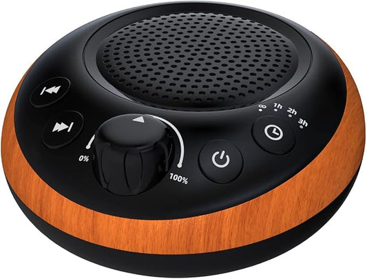 Brown Noise Sound Machine White Noise Machine Nonstop 30 Soothing Sounds Sound Therapy for Baby Kids Adults Sleep Machine 36-Level Vol Auto-Off Timer Memory Function for Home Travel Office