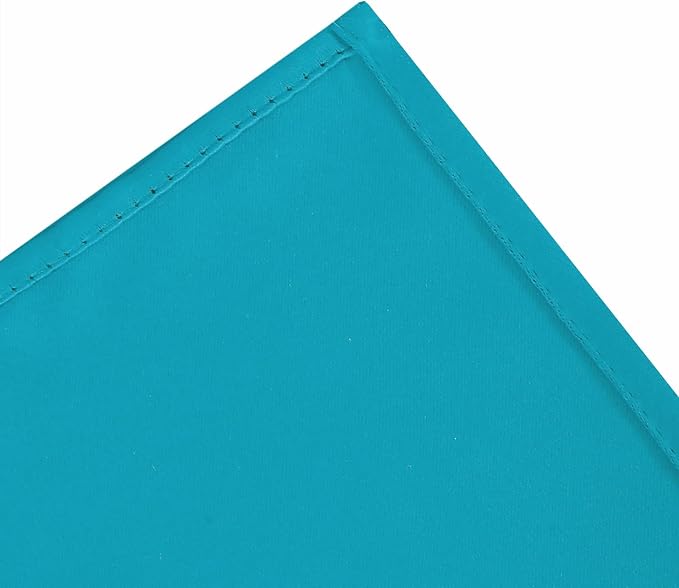 Blackout Curtains 66 x 54 Inch Long Teal Curtains Set of 2 Panels Room Darkening Curtains for Bedroom and Living Room