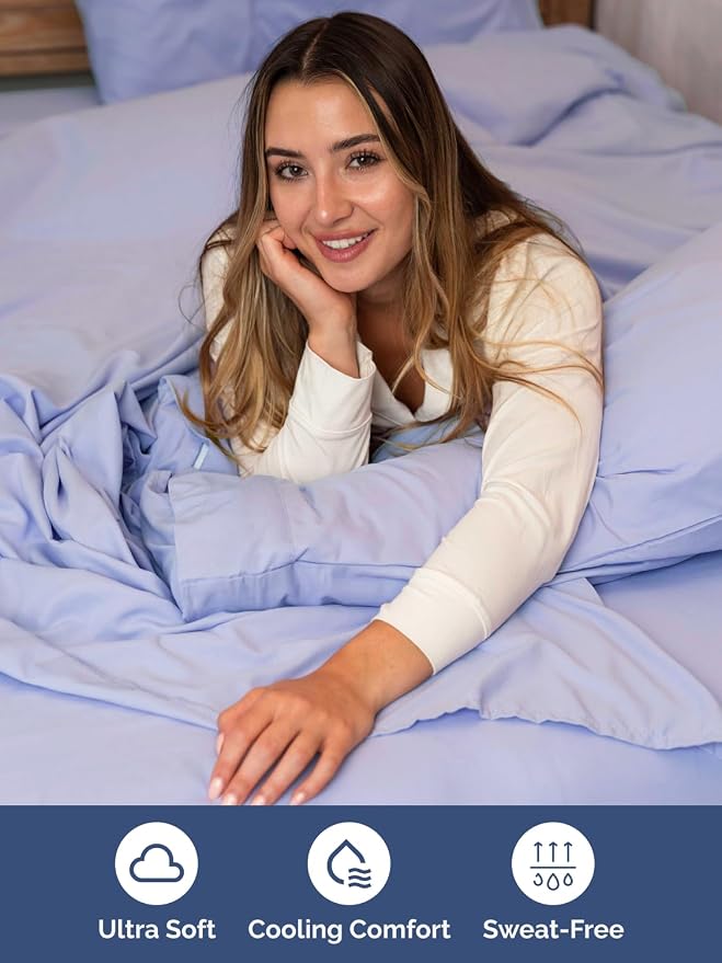 Extra Deep Cal King Sheet Set - 6 Piece Breathable & Cooling - Lavender | Hotel Luxury Bed Sheets Set, Easy & Secure Fit, Ultra-Soft, Wrinkle & Fade Free, Comfy Sheets Set with Extra Deep Pockets