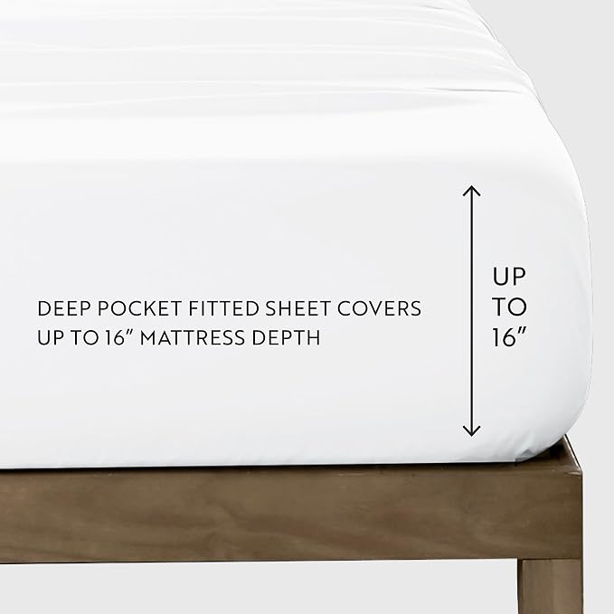 Linen Market Bed Sheets for Twin Size Bed (Blush) - Sleep Better Than Ever with These Soft and Cooling Twin Sheets - Deep Pocket Fits 16" Thick Beds - 3 Piece Twin Sheet Set