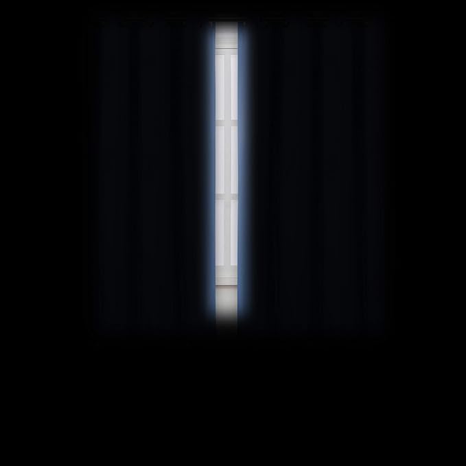 Sky Blue Thermal Blackout Curtains/52 x 63 Inch/Set of 2 Panels Room Darkening Curtains