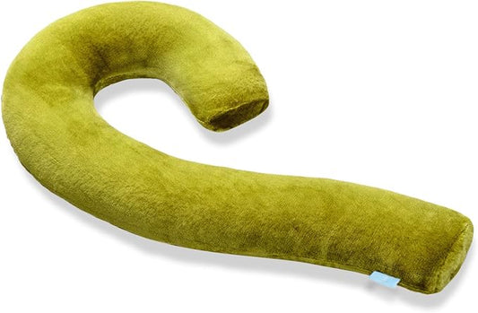 Body Pillow for Adults, Swan Body Pillow Insert for Sleeping, Green, 49 In | Side Sleeper Pregnancy Bed Pillow, Soft Fabric, Shredded Memory Foam and Removable Washable Cover