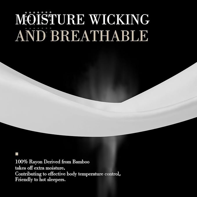 WishSmile Body Cooling Pillowcase Long Pillow Case Breathable Cool Silky Soft Rayon Derived from Bamboo Fabric, Hair and Skin Friendly, White, 1 Pack, 20x54IN