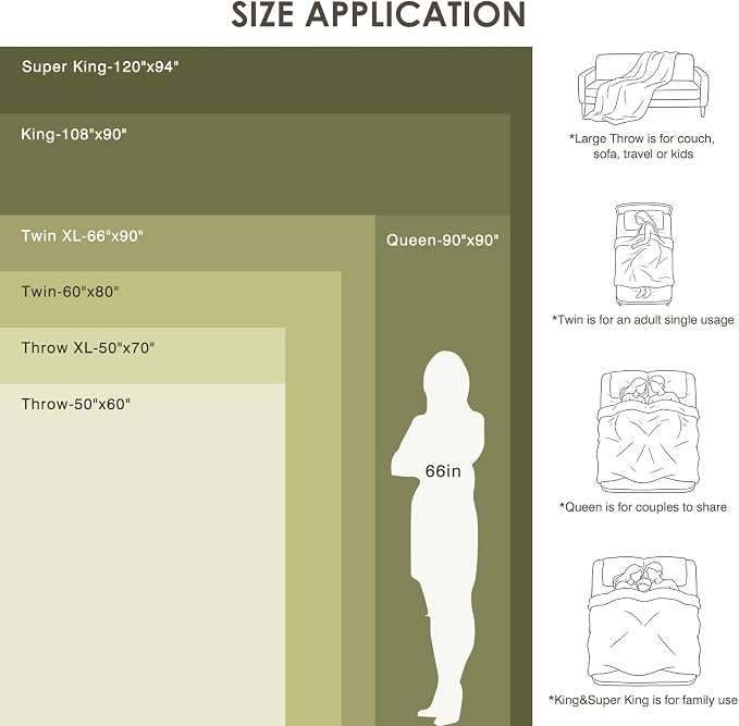 EMME Muslin Blankets for Adults Throw Blanket for Couch Breathable Gauze Soft Lightweight Airy Beige Throw XL 50" x 71"