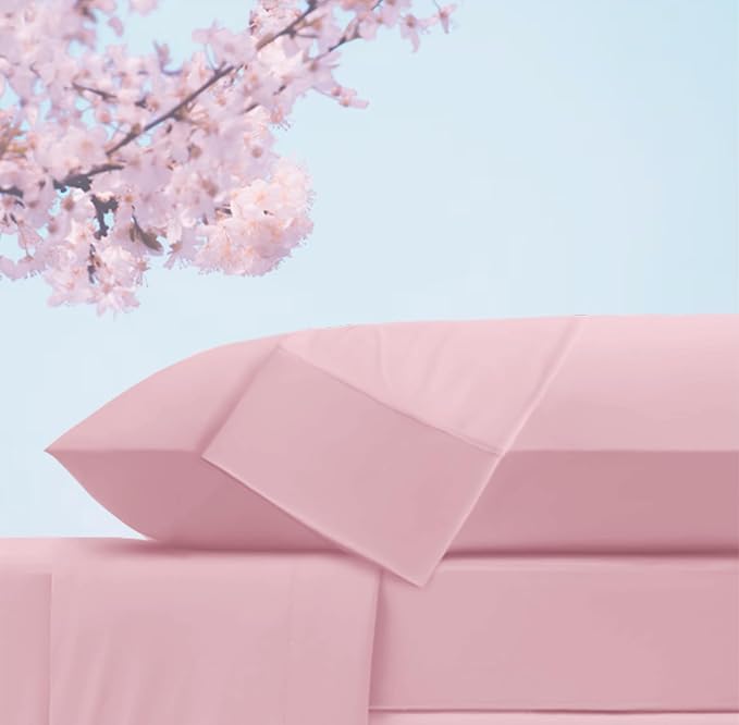 Ubauba Memory Foam Body Pillow with Cover, Full Large Body Pillows Insert for Adults with Envelope Closure Pillowcase, Firm & Fluffy Long Bed Pillows for Sleeping (20x54 inch, Pink)