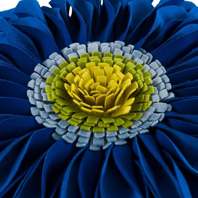 OiseauVoler 3D Sunflowers Decorative Throw Pillow Case 18 x 18 Inch | Handmade, Cushion Cover, Home Sofa Car Bed Room Decor