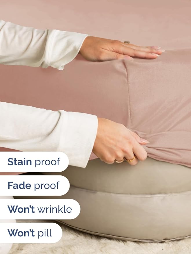 Extra Deep Cal King Fitted Sheet - Single Fitted Sheet Only - Mauve | Easily Fits 18 inch to 24 inch Mattress, Soft, Wrinkle Free, Breathable & Comfy, Extra Deep Pockets Hotel Luxury Fitted Sheet