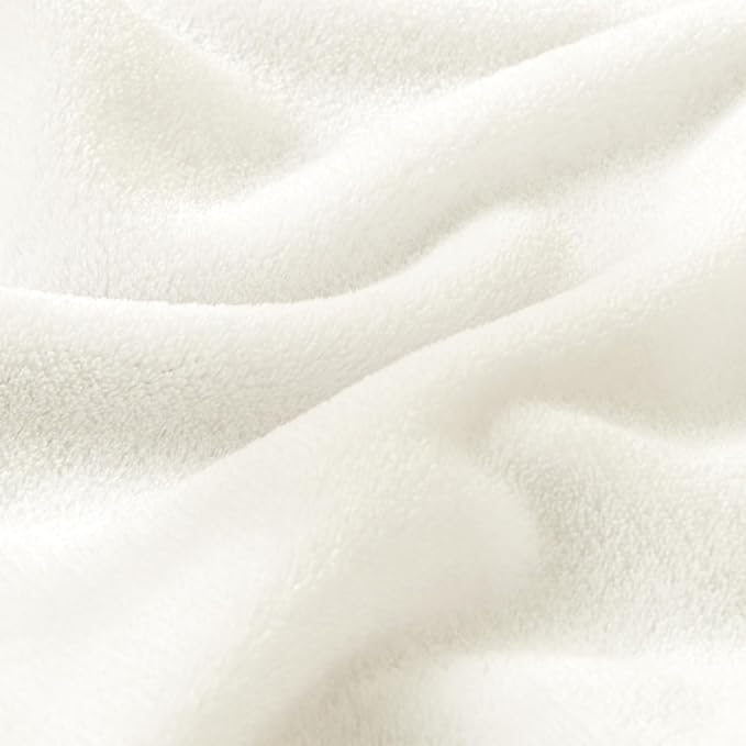 BEDELITE Fleece Blanket Soft Plush Throw for Couch Cream 50"x60" | Ultra Soft Fleece, Plush Microfiber, Lightweight Warmth, All Season Comfort, Fade Resistant, Machine Washable, Couch Sofa Bed