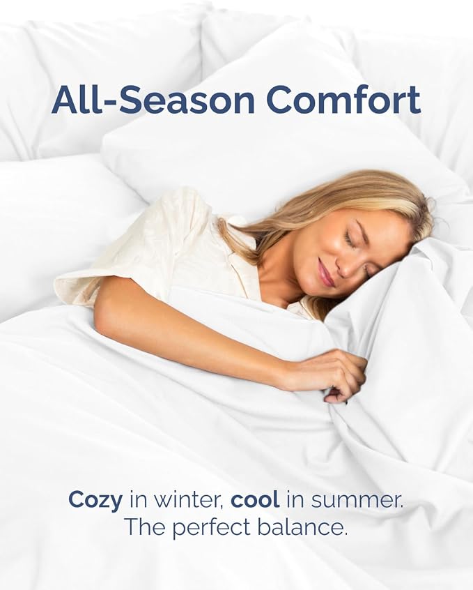 King Flat Sheet - Single Top Flat Sheet Only - Breathable & Cooling - White | Hotel Luxury Top Flat Sheet Only, Ultra-Soft, Breathable & Cooling, Fade & Wrinkle Free, Easy-Care, Stain & Shrink Resistant