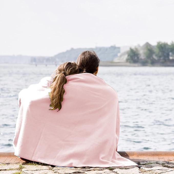Fleece Throw Blankets Bulk Fleece Blankets Solid Wholesale Lightweight Warm Soft for Pet Bed Sofa Couch Office Wedding Gifts Travel Seasons Assorted #11 50x60 Inches Pack of 6