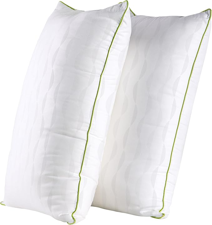 Bed Pillows King Size Set of 2,for Sleeping,Down Alternative Fill | Adjustable with Zipper,Soft Support for Side,Back and Stomach Sleepers,with Oeko-Tex Certified,Luxury Hotel Quality