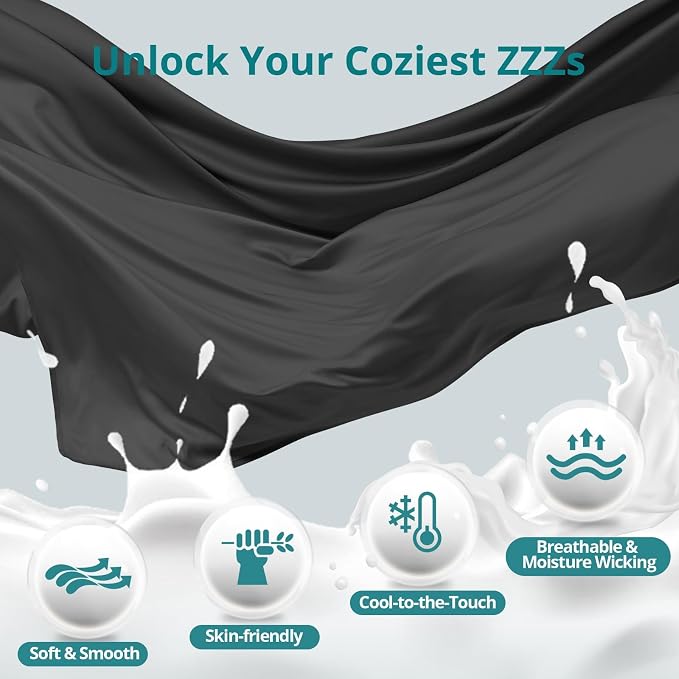 Cooling Pregnancy Pillows for Sleeping, 65'' Full Body Pillow, Black | Sasttie Maternity Pillow, OEKO-TEX, Down Alternative, Removable Cover, Pregnant Women Must Haves, Maternity Essential